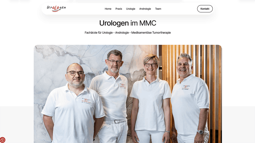 Screenshot Urologen im MMC